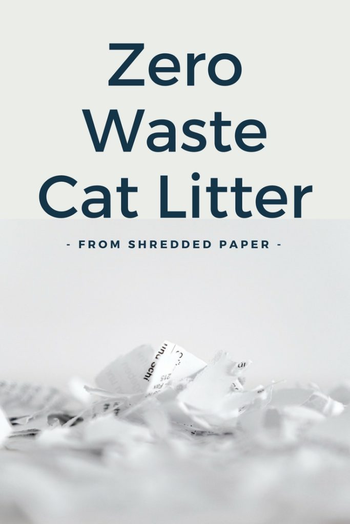 Shredded newspaper cat clearance litter