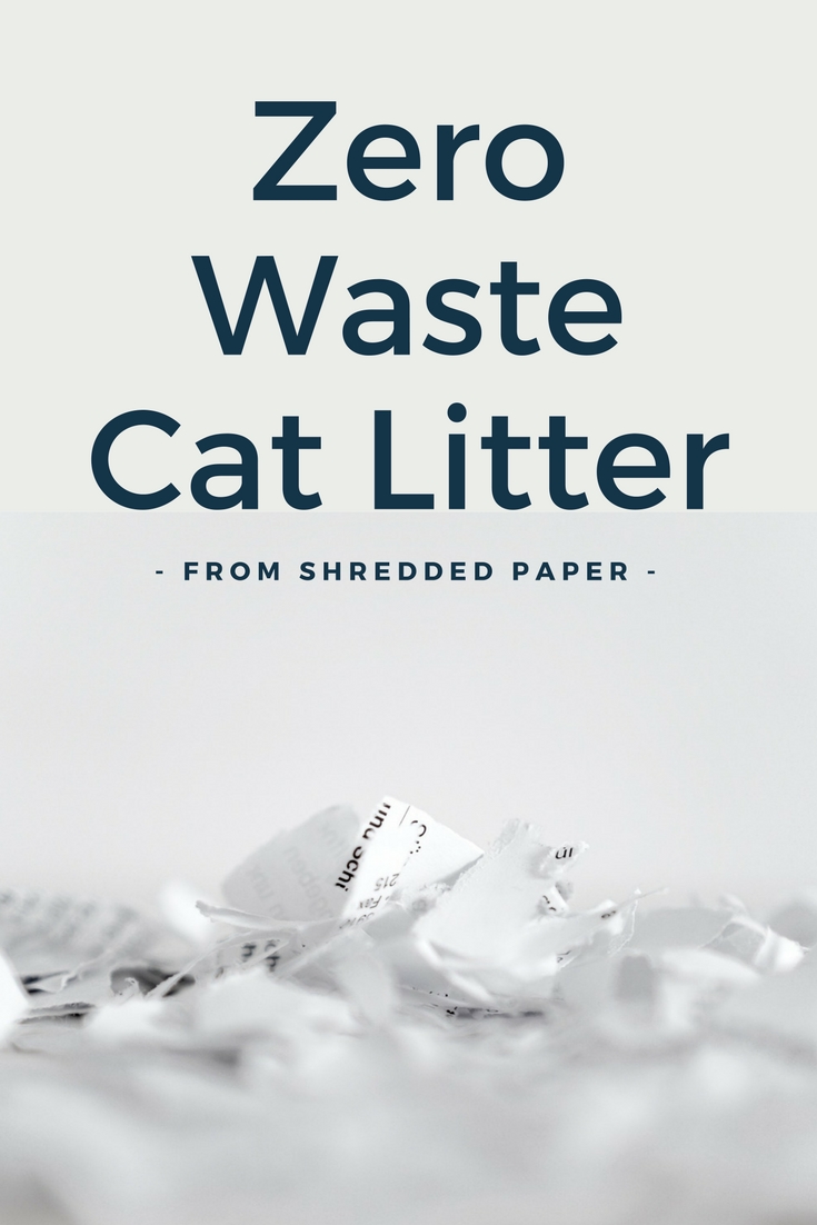 Make Your Own Zero Waste Shredded Paper Cat Litter Eco Girl Shop