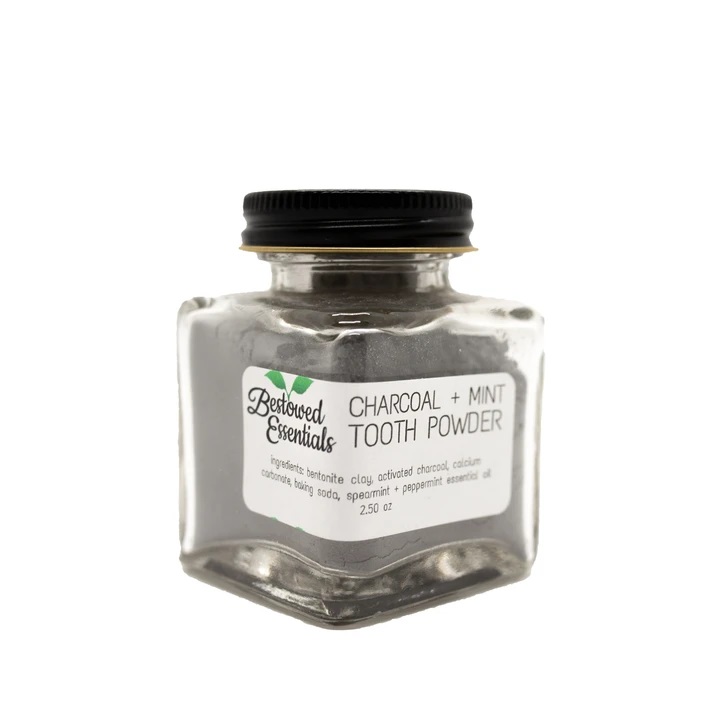 Tooth Powder Charchoal + Mint by Bestowed Essentials