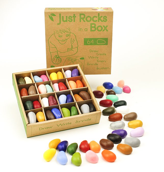 Crayon Rocks Eco-Friendly Crayons – Just Rocks in a Box