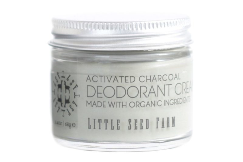 natural activated charcoal deodorant cream by little seed farm