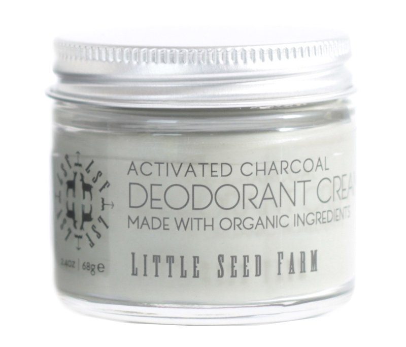 natural activated charcoal deodorant cream by little seed farm