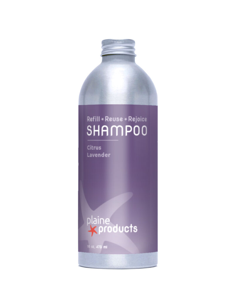Plaine Refillable shampoo Citrus Lavender Plastic-free