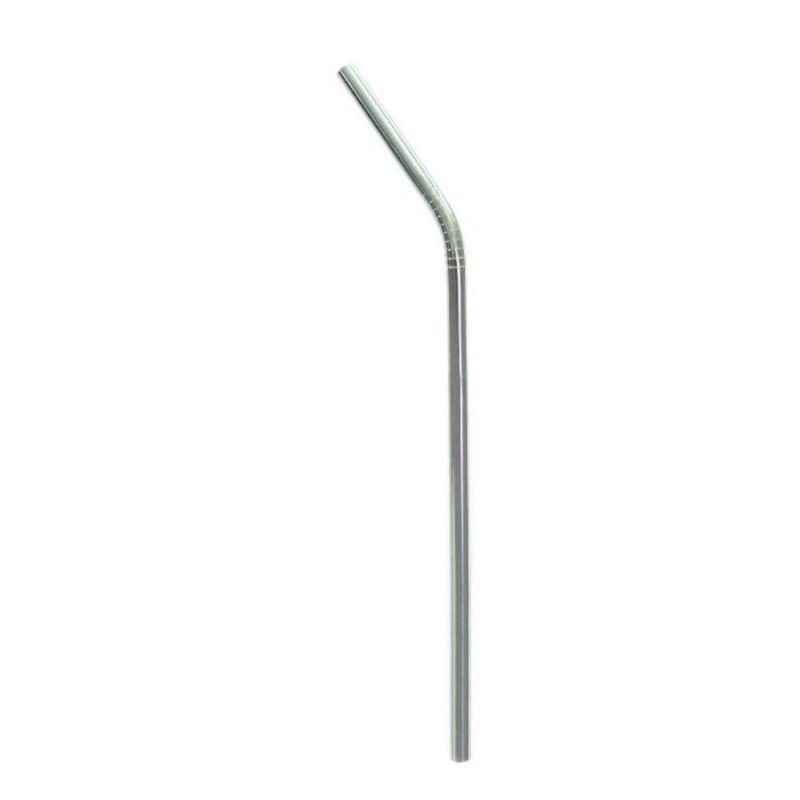 stainless steel single bent straw
