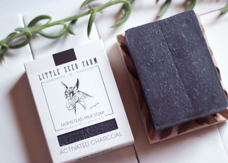 bar of made in the usa activated charcoal soap