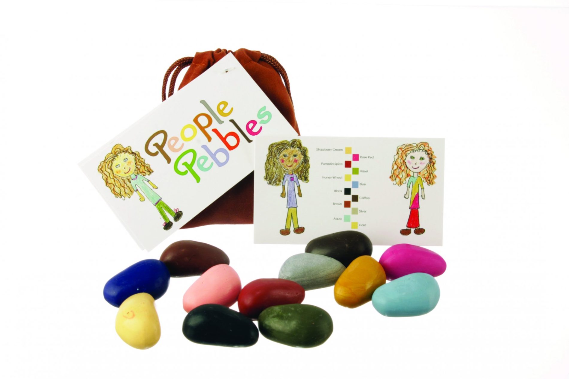 People Pebbles Eco-Friendly Crayon Rocks Skin & Hair - Eco Girl Shop
