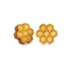 Save the Bees Earrings - Honeycomb Studs