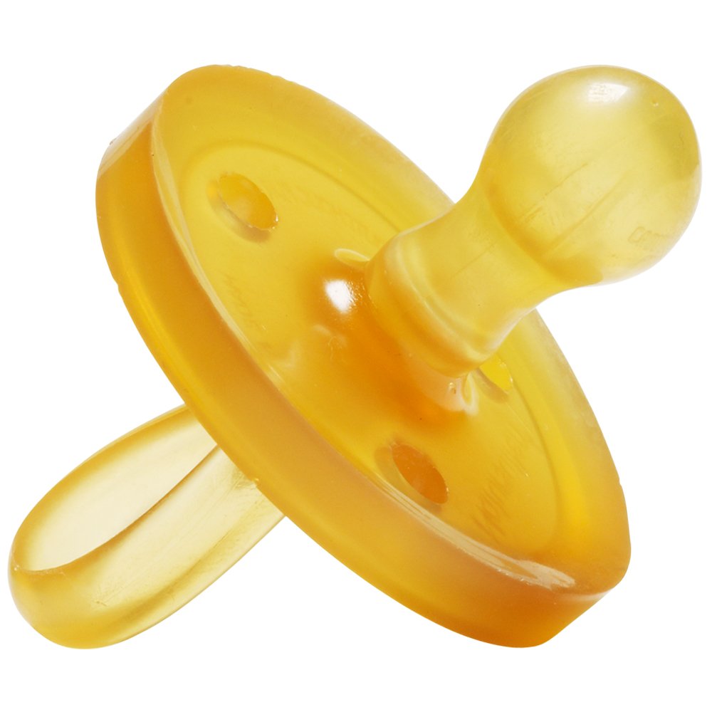 Eco-Friendly Unique Design Natursutten Pacifier 12 Months & Up 100% BPA-Free Round Pacifier Made in Italy Natural Rubber Pacifier 2 Pack 