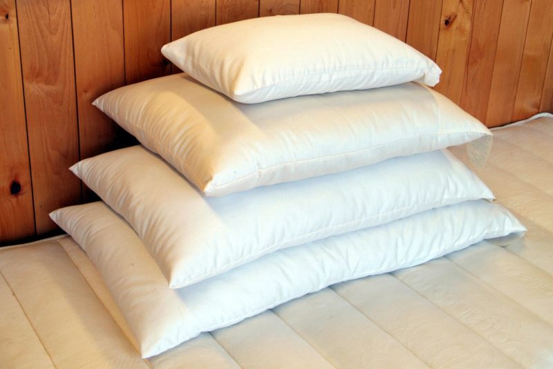 All Sizes Wool Filled Bed Pillow 1