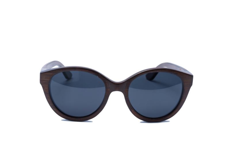 Joyce bamboo sungalsses eco-friendly cat eye sunglasses
