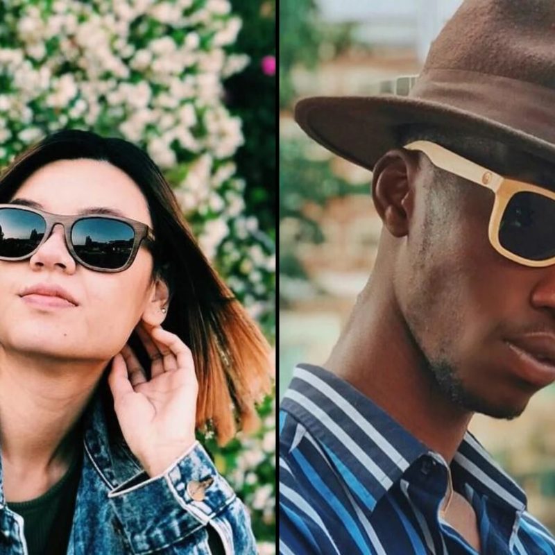 Monroe Bamboo Wayfarer Sunglasses – Multiple Colors