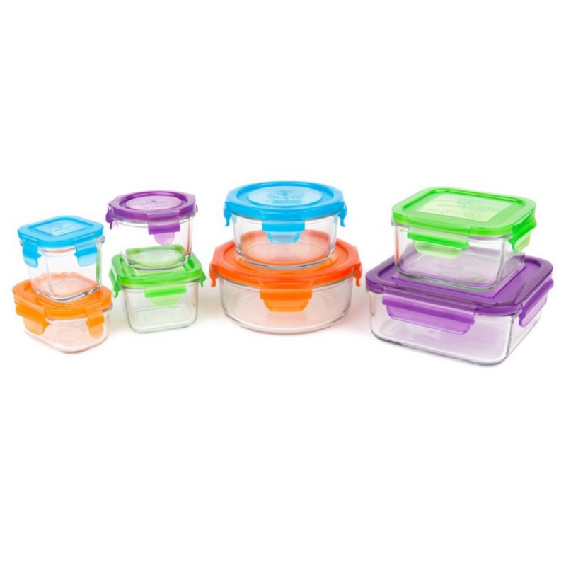 Glass Food Storage Container Set Eco-Friendly