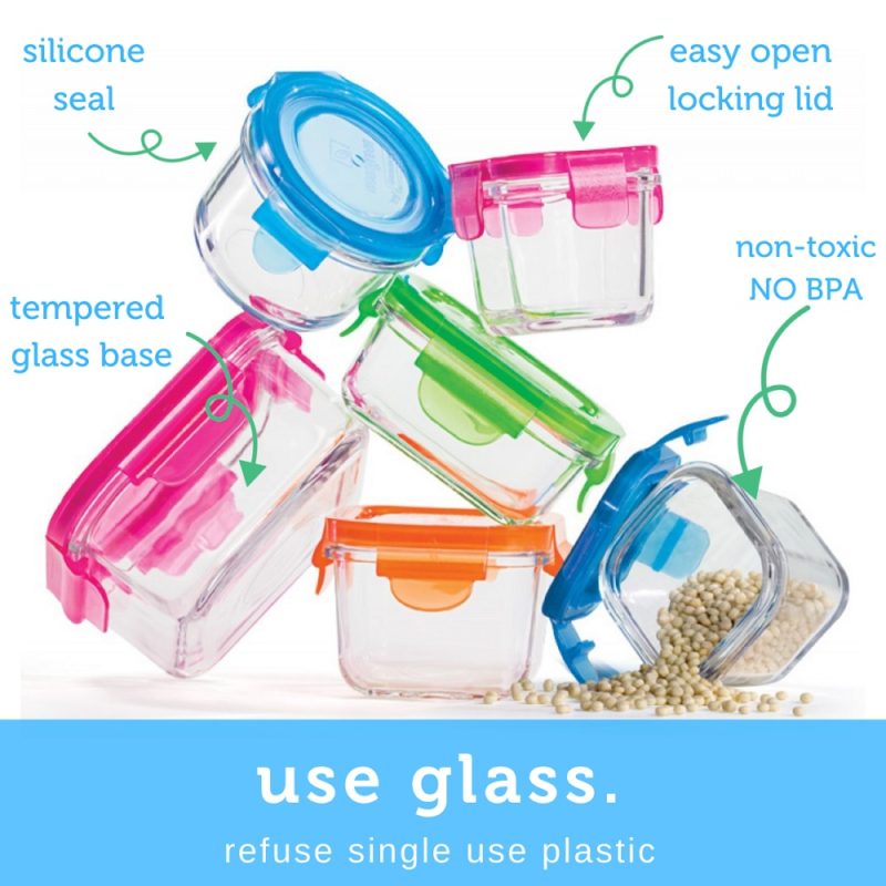 Reusable Glass Lunch Containers Durable