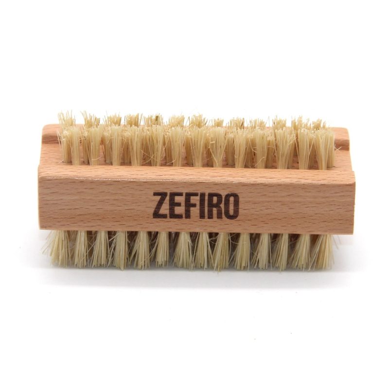 Wooden zero waste nail brush