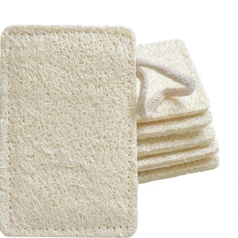 Loofah Natural Kitchen Sponges – 3 Pack