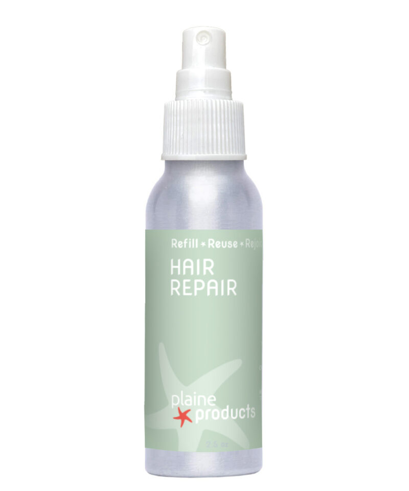 Plaine Hair Repair - plastic-free hair care in a metal bottle