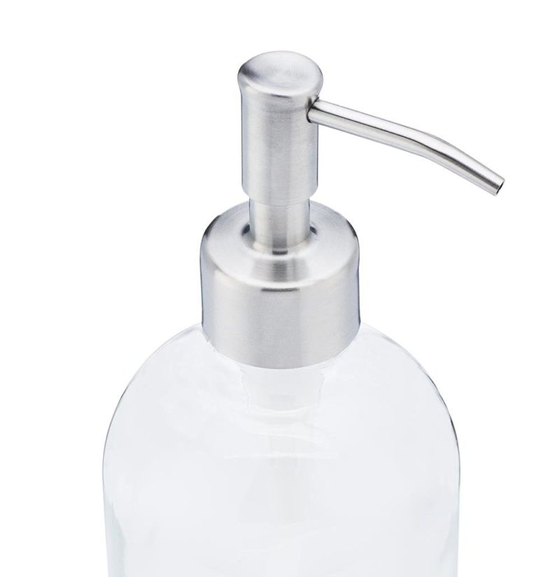 jarmazing soap and lotion dispenser made of glass