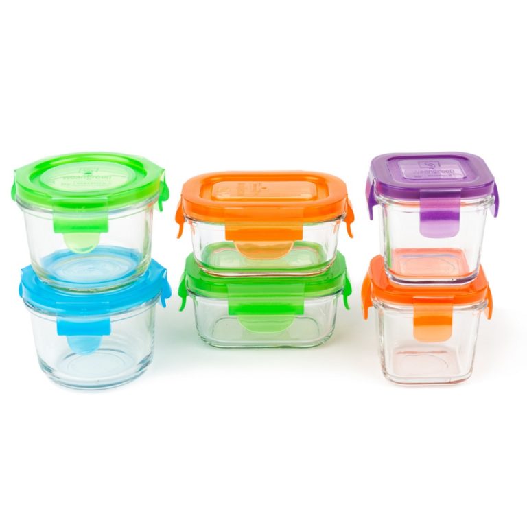 Glass Baby Food Containers Set - Super Strong Glass! - Eco Girl Shop