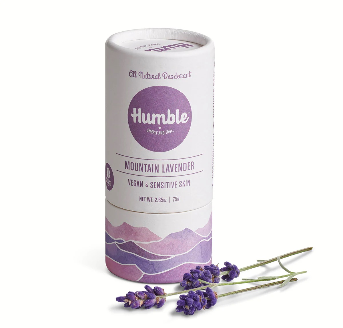 Humble Deodorant Vegan Mountain Lavender plastic-free senstive skin deodorant