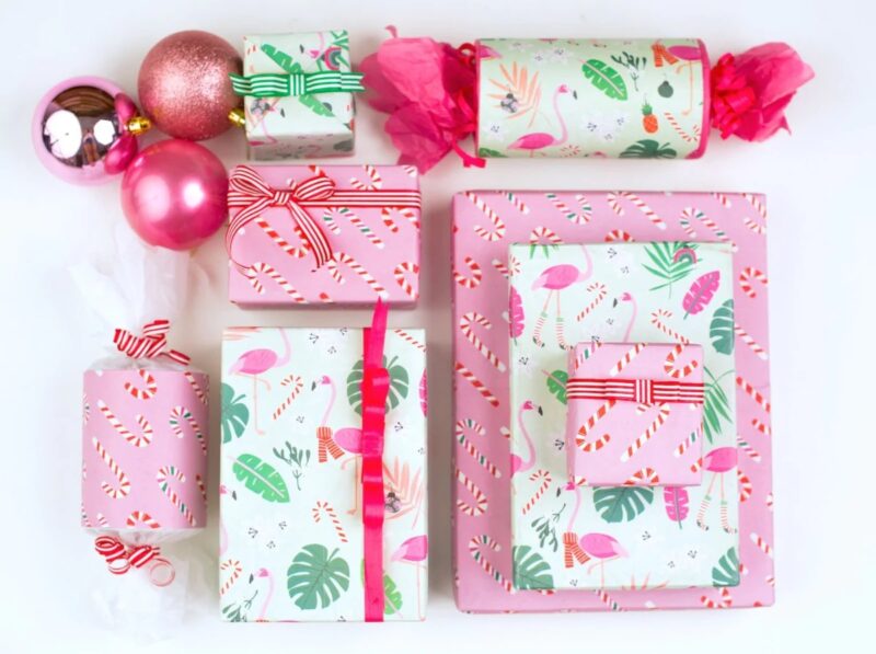WRappily eco-friendly candy cane paper