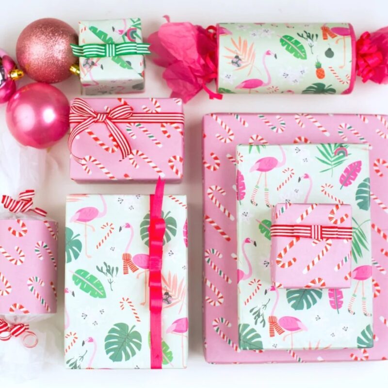 Recycled gift wrap accessories - Brie Brie Blooms
