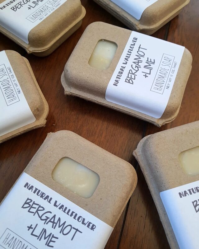 Locally Handmade Soaps in Recycled Packaging